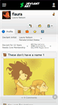 Mobile Screenshot of flaura.deviantart.com