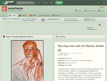 Tablet Screenshot of amberpalette.deviantart.com