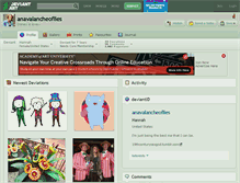 Tablet Screenshot of anavalancheoflies.deviantart.com