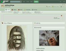 Tablet Screenshot of anthonyrojas.deviantart.com