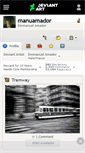 Mobile Screenshot of manuamador.deviantart.com