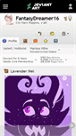 Mobile Screenshot of fantasydreamer16.deviantart.com