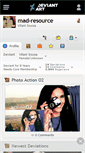 Mobile Screenshot of mad-resource.deviantart.com