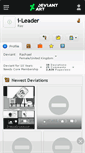Mobile Screenshot of i-leader.deviantart.com