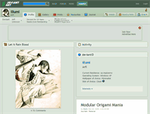 Tablet Screenshot of illumi.deviantart.com