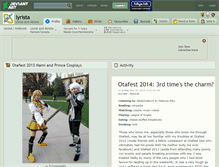 Tablet Screenshot of lyrista.deviantart.com
