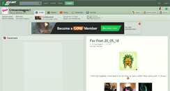 Desktop Screenshot of crimsonmagpie.deviantart.com