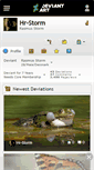 Mobile Screenshot of hr-storm.deviantart.com
