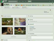 Tablet Screenshot of hr-storm.deviantart.com
