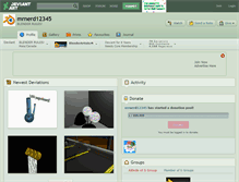 Tablet Screenshot of mrnerd12345.deviantart.com