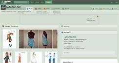 Desktop Screenshot of la-fashion-noir.deviantart.com