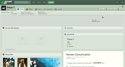 Desktop Screenshot of phaze-7.deviantart.com