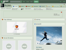 Tablet Screenshot of iq-colors.deviantart.com