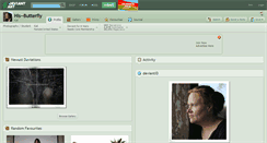 Desktop Screenshot of his--butterfly.deviantart.com