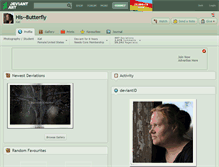 Tablet Screenshot of his--butterfly.deviantart.com