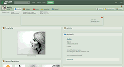 Desktop Screenshot of muxu.deviantart.com