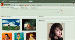 Desktop Screenshot of pizzicatoh.deviantart.com