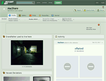 Tablet Screenshot of macshare.deviantart.com
