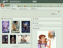 Tablet Screenshot of masebi2.deviantart.com