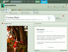 Tablet Screenshot of animeangelblue.deviantart.com