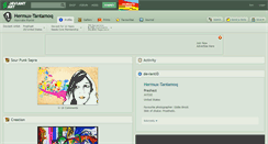 Desktop Screenshot of hermux-tantamoq.deviantart.com