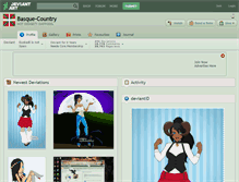 Tablet Screenshot of basque-country.deviantart.com