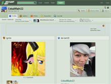 Tablet Screenshot of cobaltrain22.deviantart.com