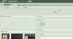 Desktop Screenshot of peachquiver.deviantart.com