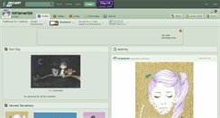 Desktop Screenshot of miriamartist.deviantart.com