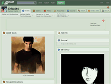 Tablet Screenshot of chiba666.deviantart.com