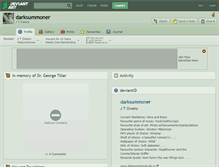 Tablet Screenshot of darksummoner.deviantart.com