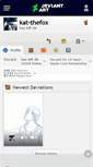 Mobile Screenshot of kat-thefox.deviantart.com