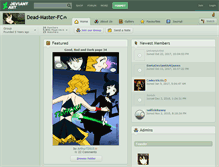 Tablet Screenshot of dead-master-fc.deviantart.com