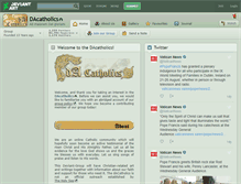 Tablet Screenshot of dacatholics.deviantart.com