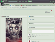 Tablet Screenshot of dirtysue.deviantart.com