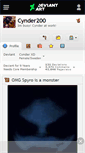 Mobile Screenshot of cynder200.deviantart.com