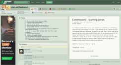 Desktop Screenshot of lion-oxcheetara.deviantart.com