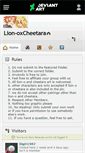 Mobile Screenshot of lion-oxcheetara.deviantart.com