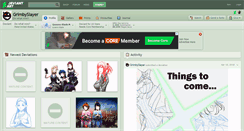 Desktop Screenshot of grimbyslayer.deviantart.com