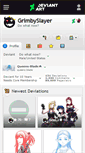 Mobile Screenshot of grimbyslayer.deviantart.com