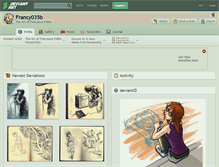 Tablet Screenshot of francy035b.deviantart.com