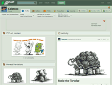 Tablet Screenshot of colorzoo.deviantart.com