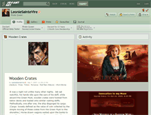 Tablet Screenshot of leoniesaintevire.deviantart.com