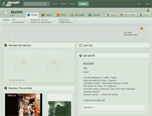 Tablet Screenshot of kicchiri.deviantart.com