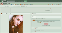 Desktop Screenshot of delmera-lyra.deviantart.com