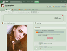 Tablet Screenshot of delmera-lyra.deviantart.com