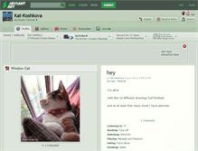Tablet Screenshot of kat-koshkova.deviantart.com