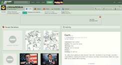 Desktop Screenshot of longhairedbum.deviantart.com