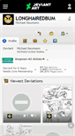 Mobile Screenshot of longhairedbum.deviantart.com