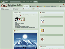Tablet Screenshot of ciel-x-lizzy-4ever.deviantart.com